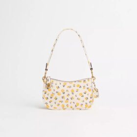 Ανακαινισμένη τσάντα Swinger Bag 20 με floral μοτίβο