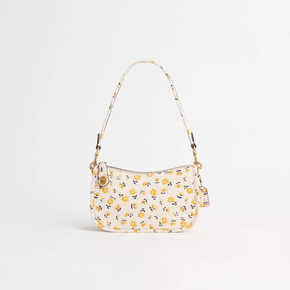 Ανακαινισμένη τσάντα Swinger Bag 20 με floral μοτίβο