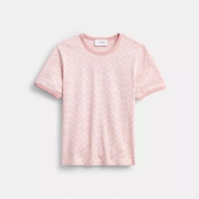 Χαρακτηριστικό T-shirt με ρίγες από βιολογικό βαμβακερό ύφασμα