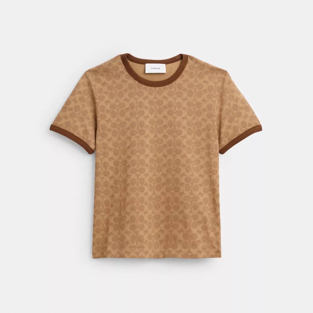 Χαρακτηριστικό T-shirt με ρίγες από βιολογικό βαμβακερό ύφασμα