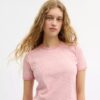 Χαρακτηριστικό T-shirt με ρίγες από βιολογικό βαμβακερό ύφασμα