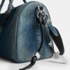 Compass Bag 35 από αναγεννημένο βαμβακερό τζιν με γούρια