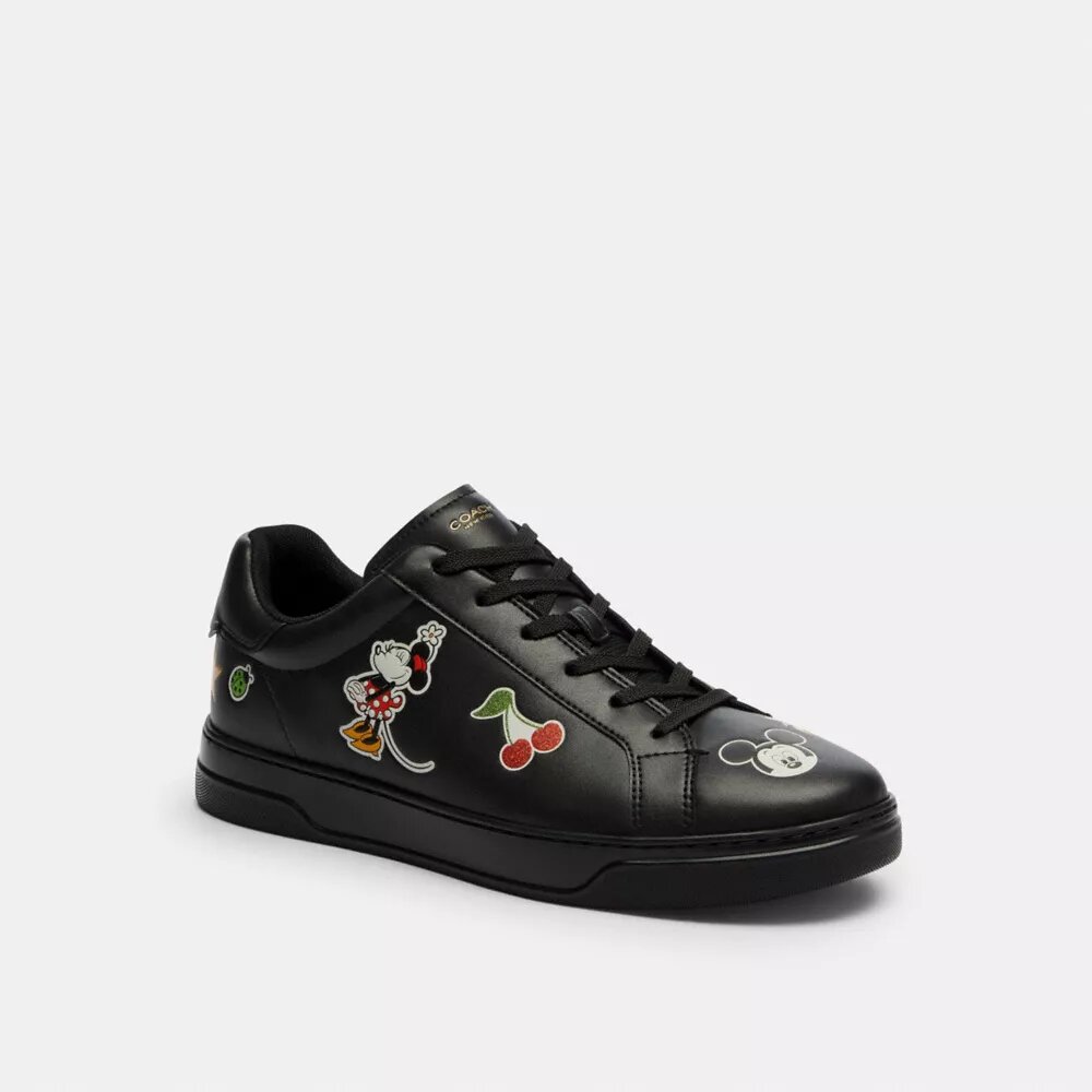 Disney X Coach Ψηλά Sneakers με τύπωμα αυτοκόλλητων