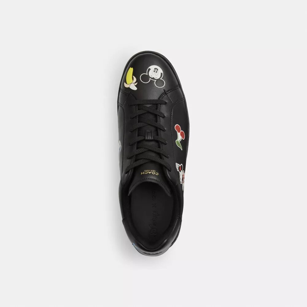 Disney X Coach Ψηλά Sneakers με τύπωμα αυτοκόλλητων