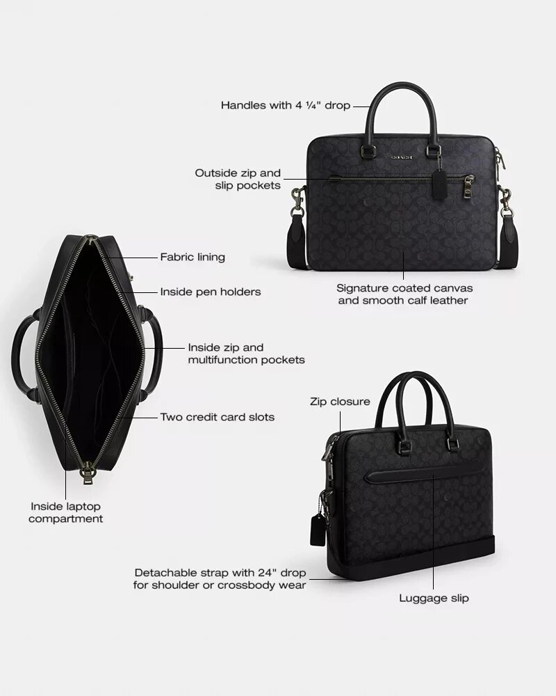 Ethan Slim Brief από Signature Canvas