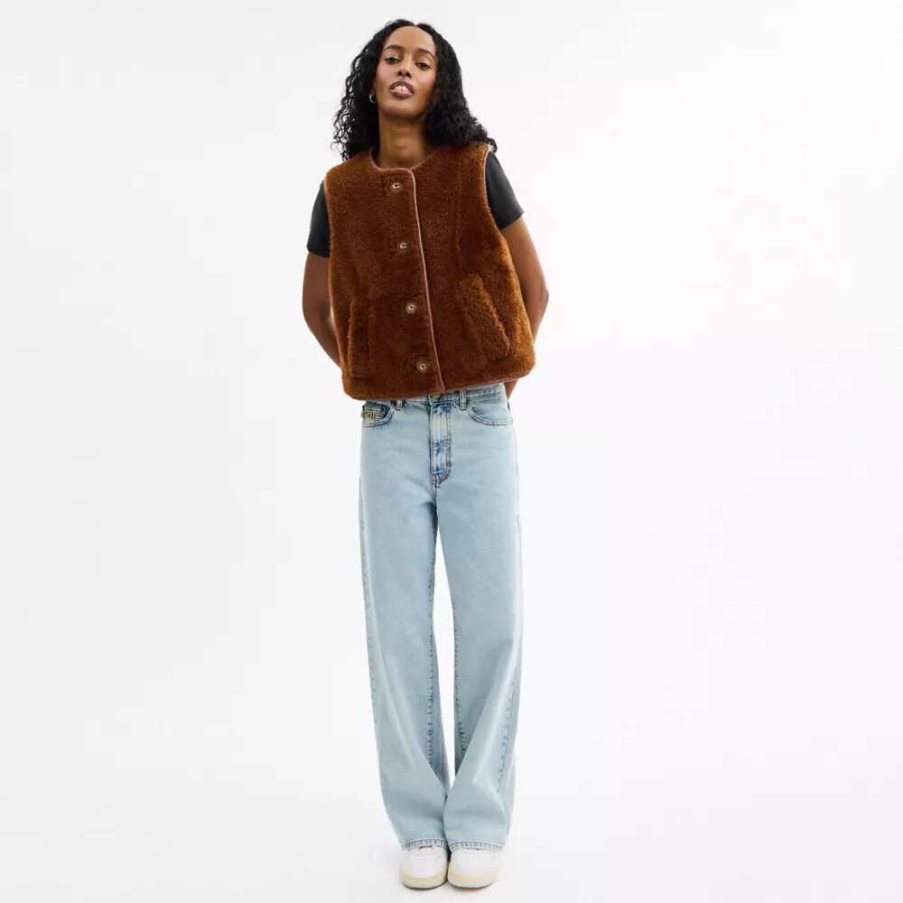 Γιλέκο από shearling