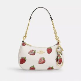 Γούρια για Τσάντες με κούμπωμα και σχέδιο φράουλας