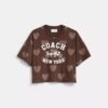 Κοντό T-shirt με καρδιά, Horse and Carriage και άμαξα από βιολογικό βαμβάκι