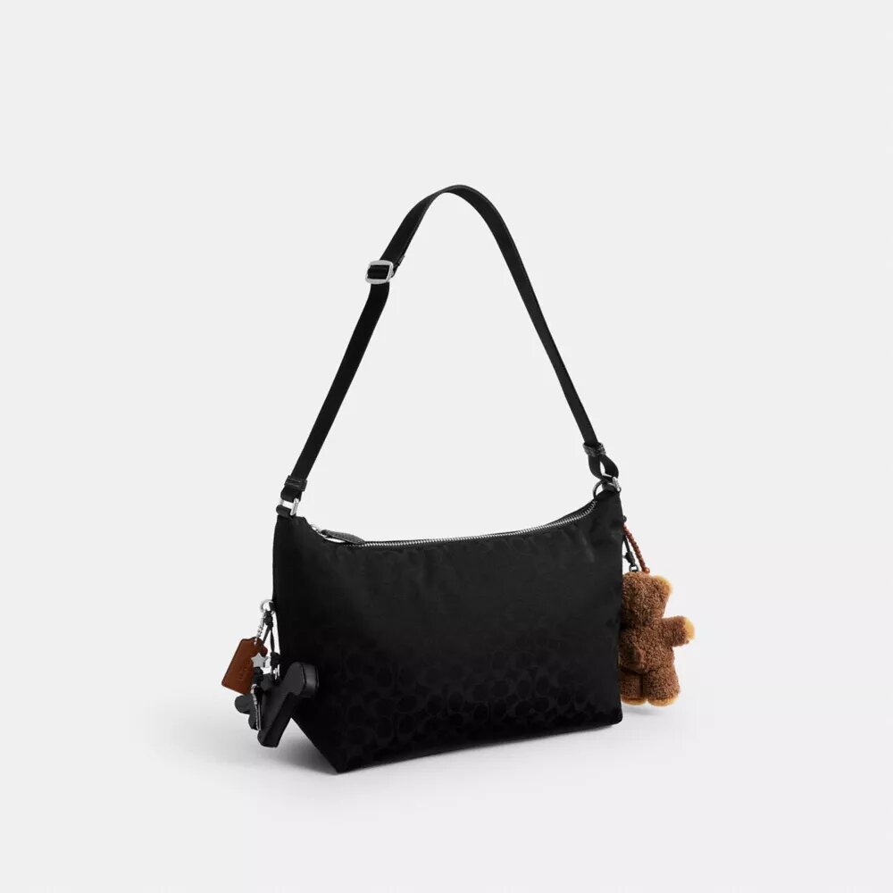 Leo Crossbody από χαρακτηριστικό Νάιλον με Γούρια