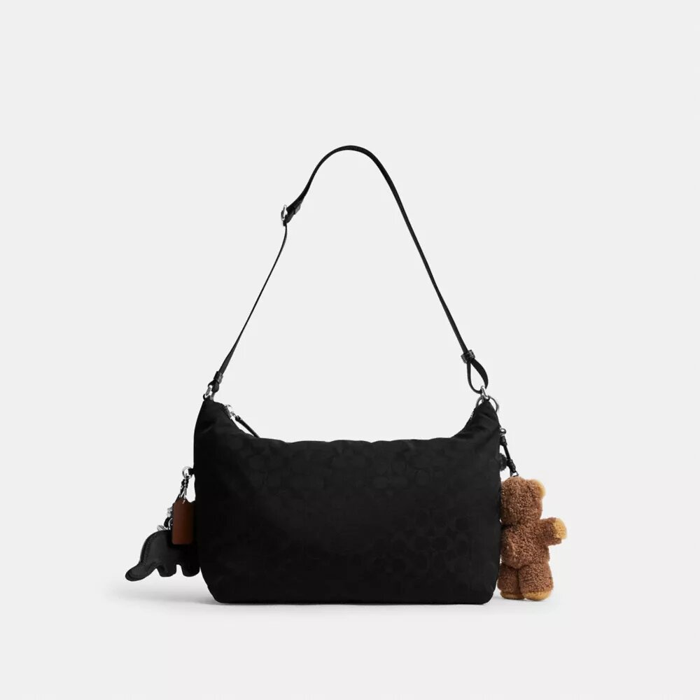 Leo Crossbody από χαρακτηριστικό Νάιλον με Γούρια