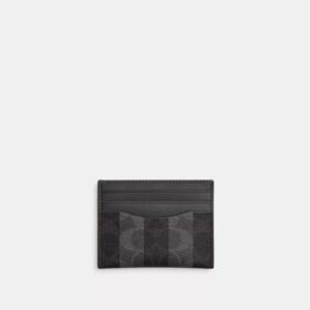 Λεπτή θήκη ταυτότητας από Signature Canvas με ρίγες
