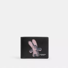 Λεπτό πορτοφόλι με γραφικό «Floppy»
