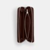 Μακρύ πορτοφόλι με φερμουάρ και καπιτονέ