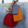 Μεγάλη τσάντα τύπου σατέλ Rowan από «Loved Denim» με διακοσμητικά στοιχεία