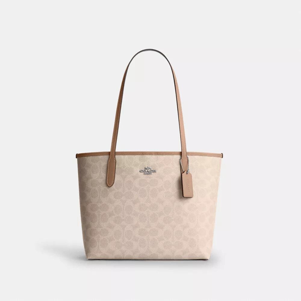 Μεσαία τσάντα Tote από το Signature Canvas