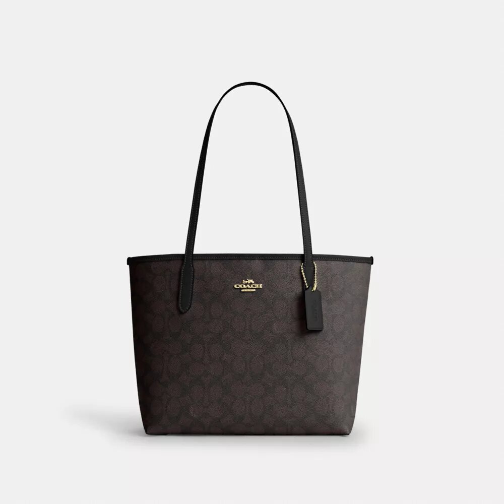 Μεσαία τσάντα Tote από το Signature Canvas