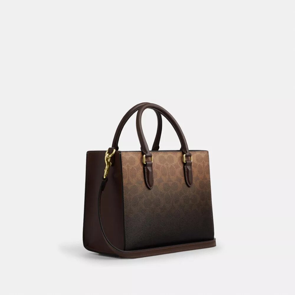 Μικρή τσάντα Maggie από Signature Canvas Ombre