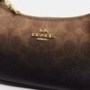 Μικρή τσάντα Teri με διαγώνιο λουρί από Signature Canvas Ombre