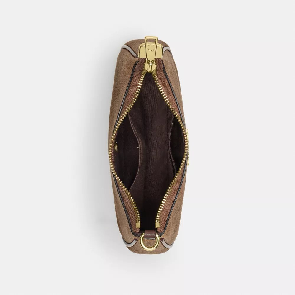 Μικρή τσάντα Teri με διαγώνιο λουρί από Signature Canvas Ombre