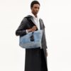 Μικρή τσάντα Tote από Loved Denim με διακοσμητικά στοιχεία