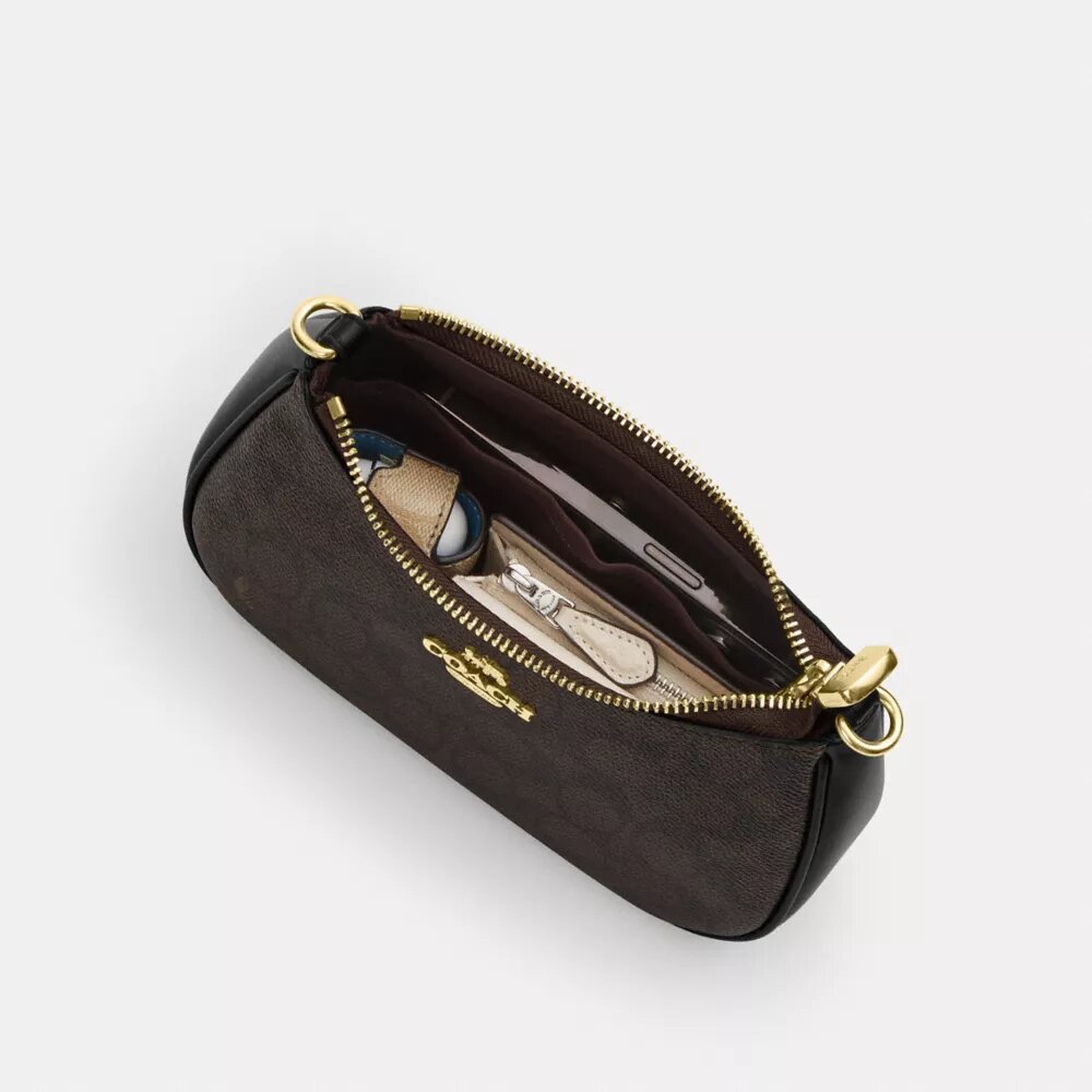 Μικρή τσάντα τύπου crossbody Teri με λουλουδάτο απλικέ