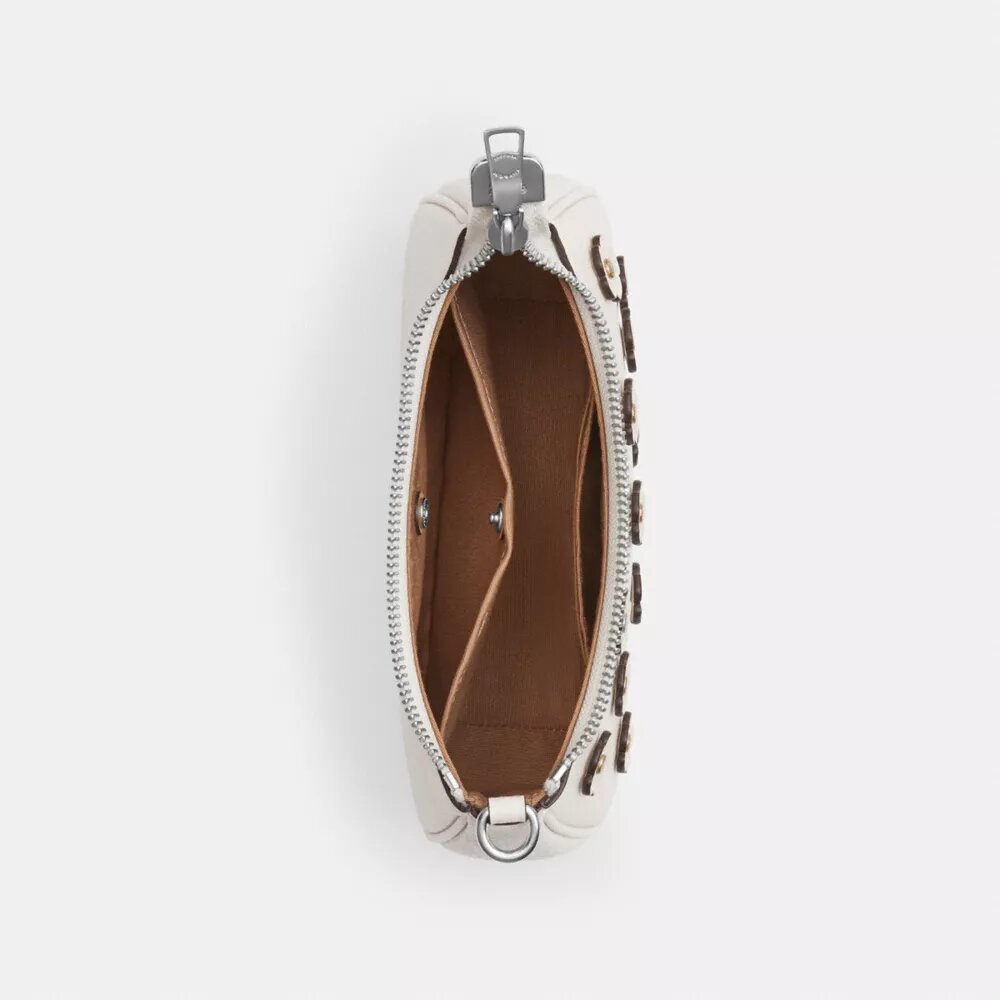 Μικρή τσάντα τύπου crossbody Teri με λουλουδάτο απλικέ