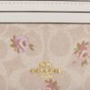 Μίνι λεπτή θήκη ταυτότητας από Signature Canvas με floral μοτίβο