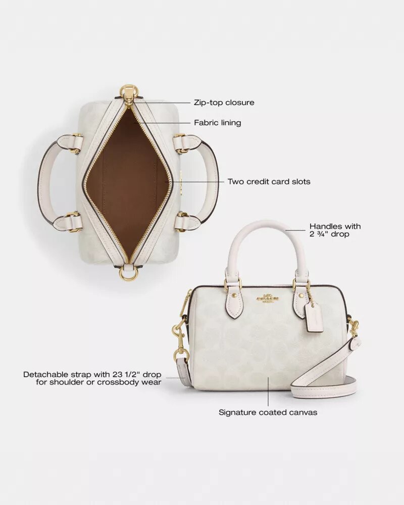 Μίνι τσάντα Rowan Crossbody από Signature Canvas
