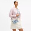Μίνι τσάντα Rowan για φορά χιαστί από «Loved Denim» με γούρια