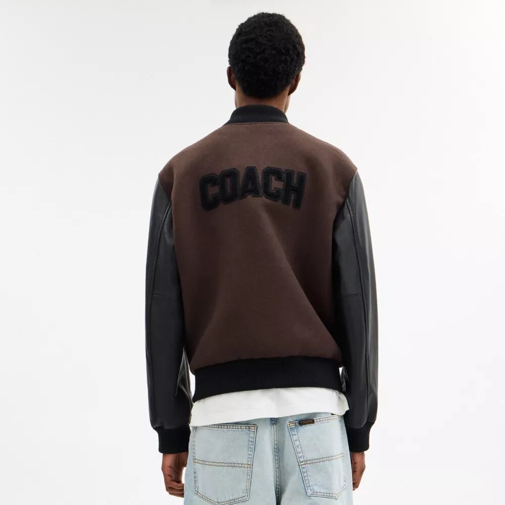 Μπουφάν Varsity από μαλλί