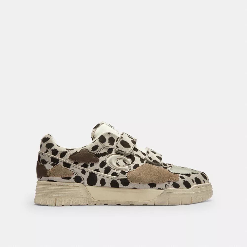 Παπούτσι Sneakers Soho με διπλό λουράκι και σχέδιο σύννεφων