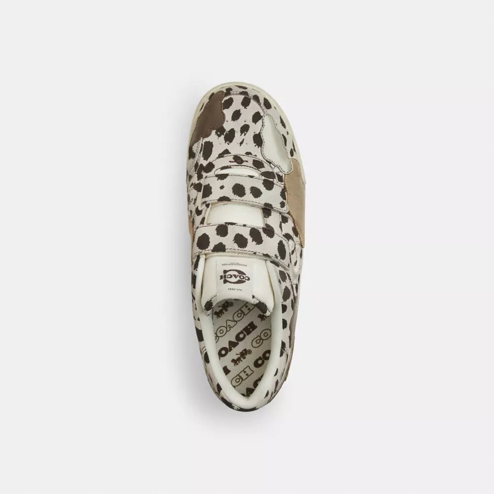 Παπούτσι Sneakers Soho με διπλό λουράκι και σχέδιο σύννεφων