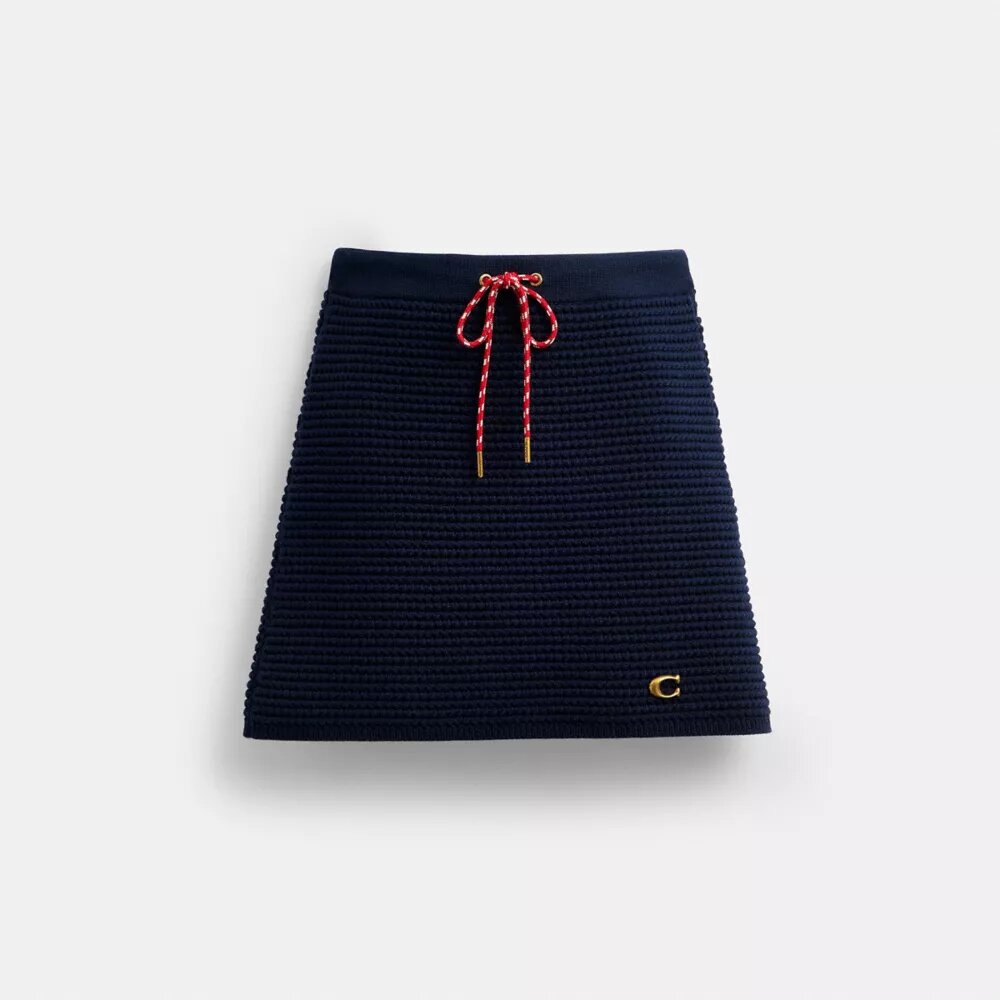 Πλεκτή φούστα με υφή