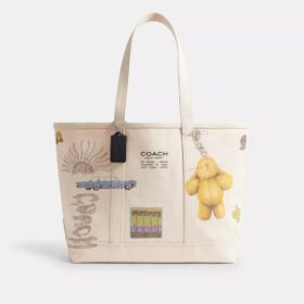 Πολυχρηστική τσάντα Shopper με σχέδιο σκίτσου