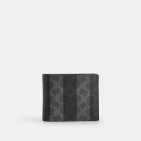 Πορτοφόλι 3 σε 1 από Signature Canvas με ρίγες