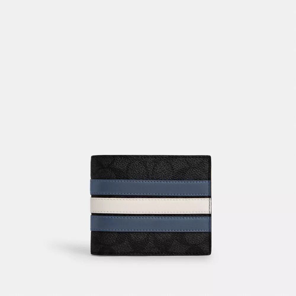 Πορτοφόλι 3 σε 1 από Signature Canvas με ρίγες Varsity