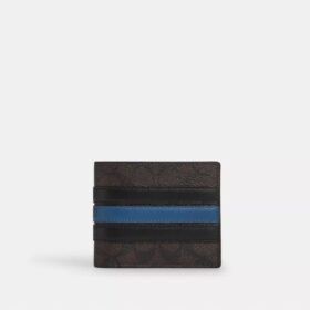 Πορτοφόλι 3 σε 1 από Signature Canvas με ρίγες Varsity