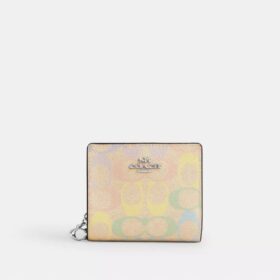 Πορτοφόλι με κουμπί από Signature Canvas Rainbow