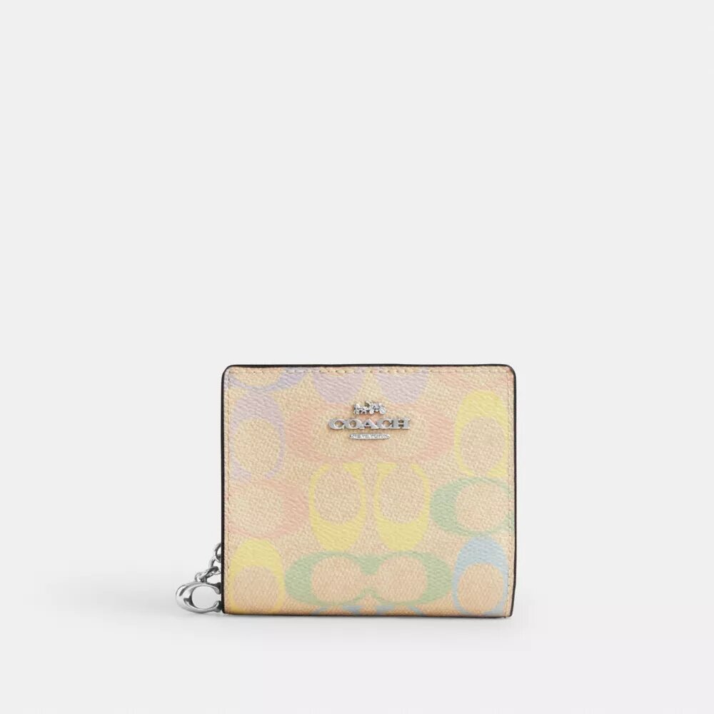 Πορτοφόλι με κουμπί από Signature Canvas Rainbow