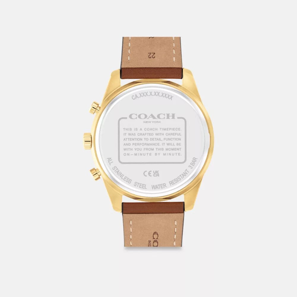 Ρολόι χρονογράφου Cole, 44 mm