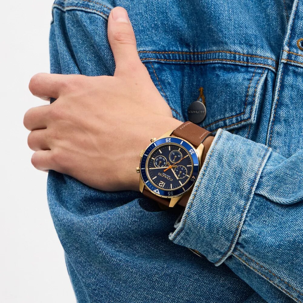 Ρολόι χρονογράφου Cole, 44 mm