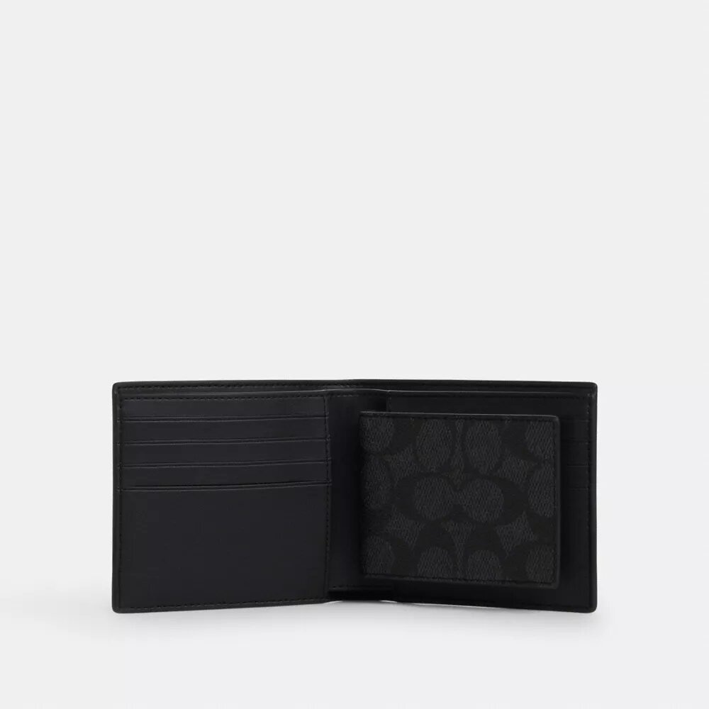 Σετ δώρου πορτοφολιού 3 σε 1 σε κουτί από Signature Canvas