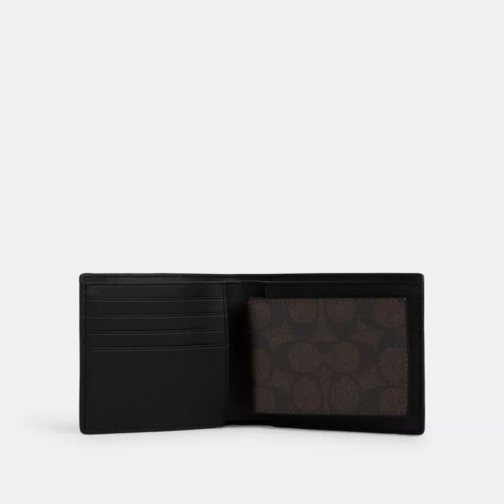 Σετ δώρου πορτοφολιού 3 σε 1 σε κουτί από Signature Canvas