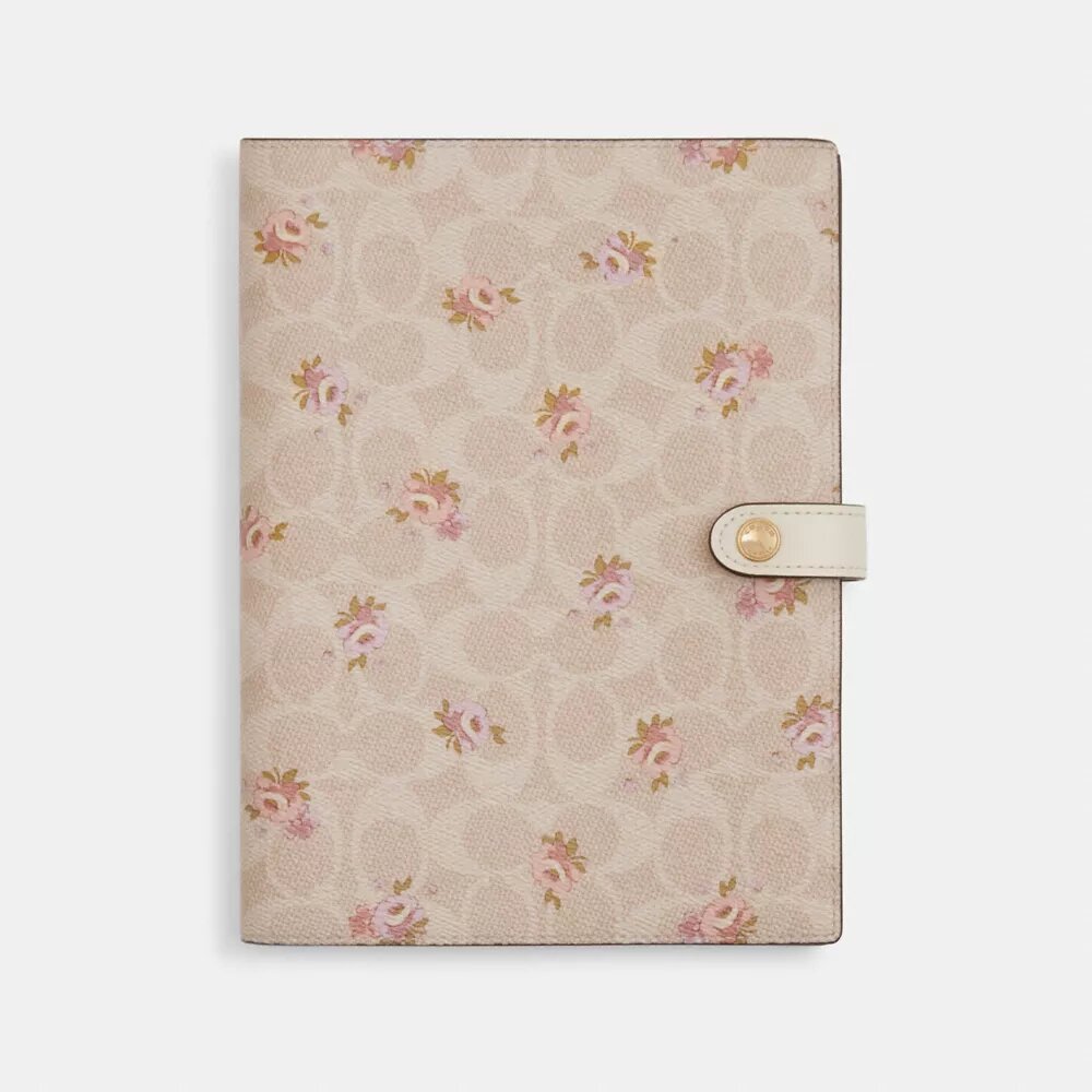 Σημειωματάριο από Signature Canvas με floral μοτίβο