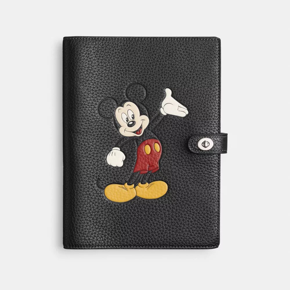 Σημειωματάριο Disney X Coach από αναγεννημένο δέρμα με τον Μίκυ Μάους