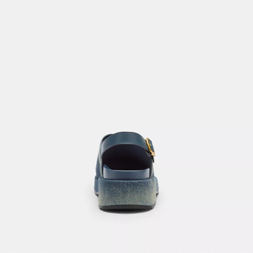 Σκαλιστό Τσόκαρα με πλατφόρμα σε «Loved Denim»