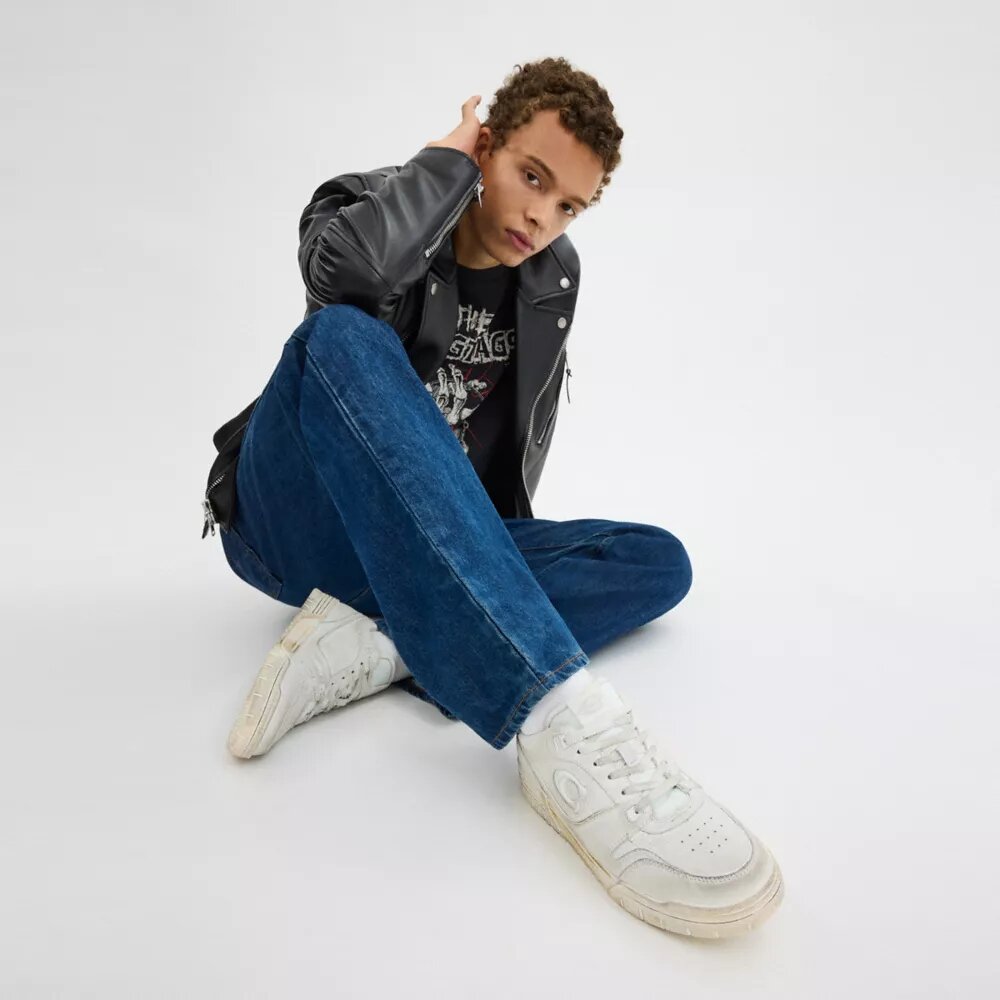 Sneakers Soho από δέρμα «Loved»