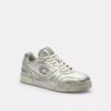 Sneakers Soho από μεταλλικό δέρμα με εφέ παλαίωσης