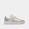 Sneakers Soho από μεταλλικό δέρμα με εφέ παλαίωσης