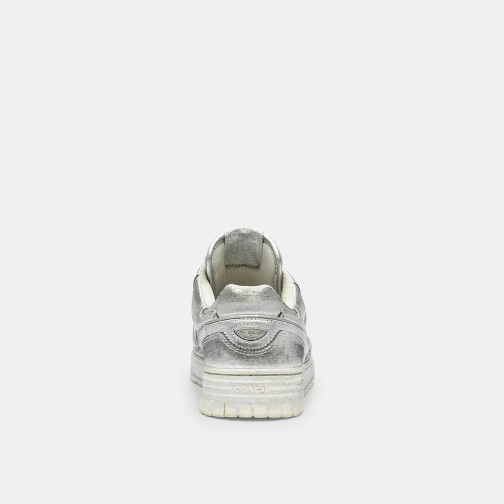 Sneakers Soho από μεταλλικό δέρμα με εφέ παλαίωσης